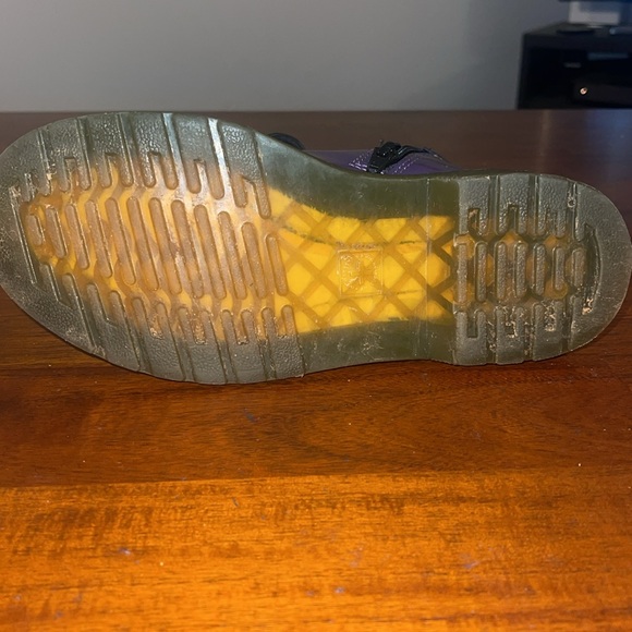 Dr. Marten Youth 1460 Purple Zip/Lace Boots. U.S. 3. - Picture 9 of 16